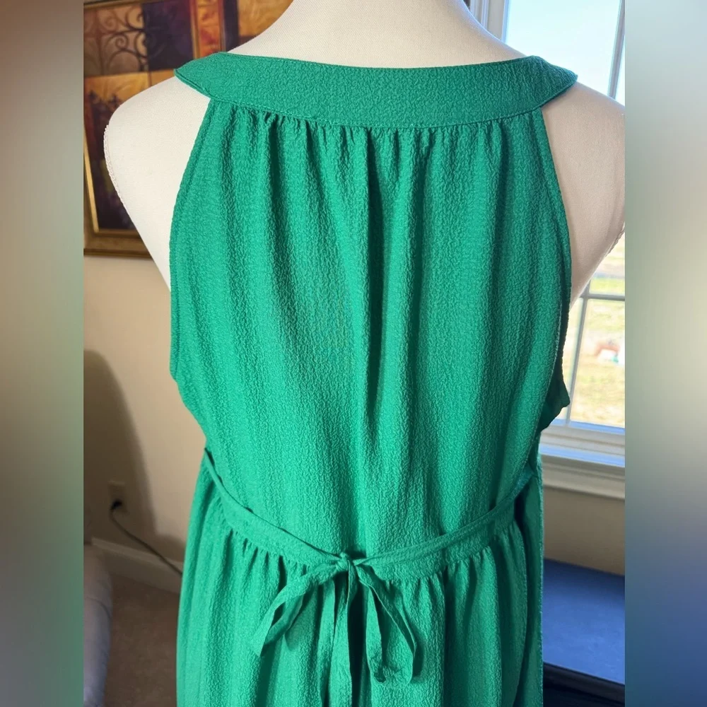 Calvin Klein Green Tiered Maxi‎ Dress - Picture 7 of 10
